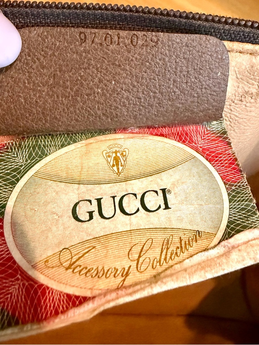 Gucci Authentic Vintage Monogram Canvas Clutch / Crossbody Bag - Picture 10 of 13